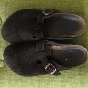 Dark Brown Birkenstock Bostons